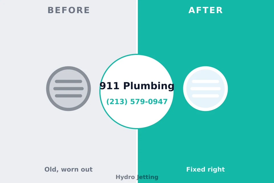 Before and after: plumbing repair Plattsmouth, NE